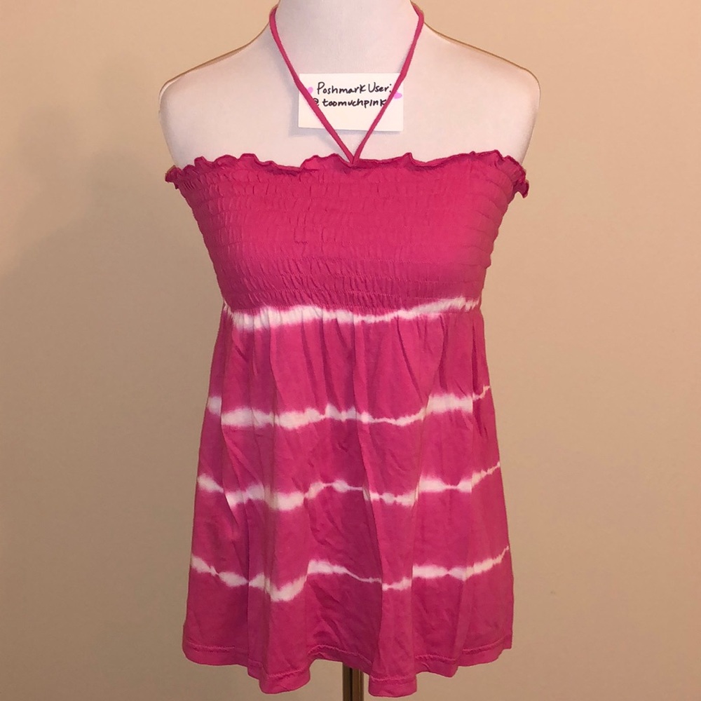 Y2K Victoria’s Secret PINK Vintage Style Babydoll Halter Top XS